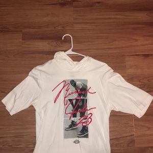 Jordan Shirt With Hoodie